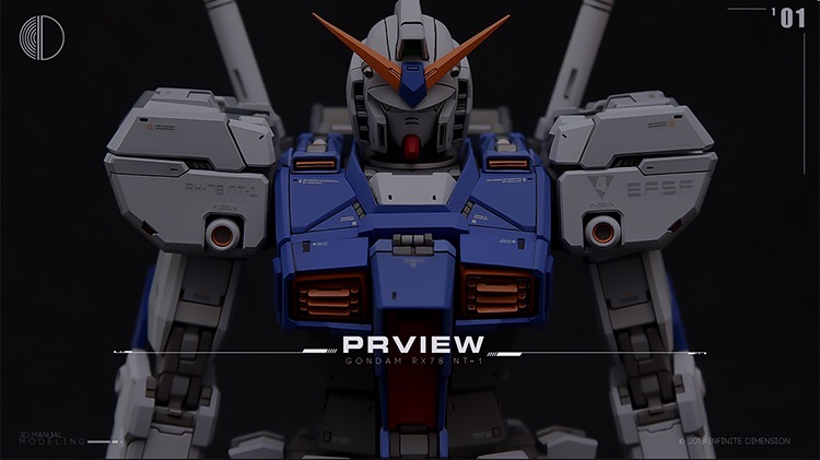 Infinite Dimension 1:100 NT-1 Gundam Conversion Kit