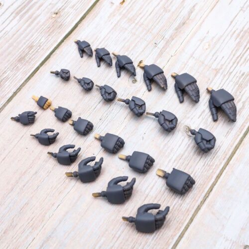 Silveroaks 1:144 1:100 Resin High Details Round Hand Set Type-F
