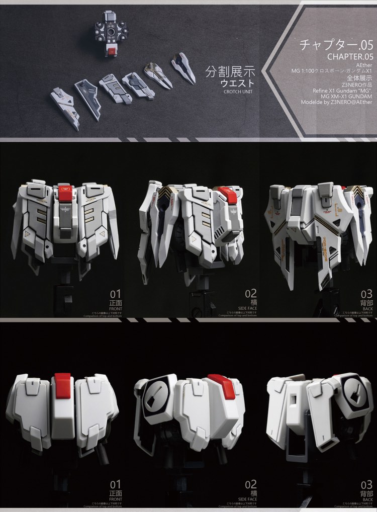 AEther 1:100 Crossbone Gundam X-1 Full Cloth 2.0 Conversion Kit