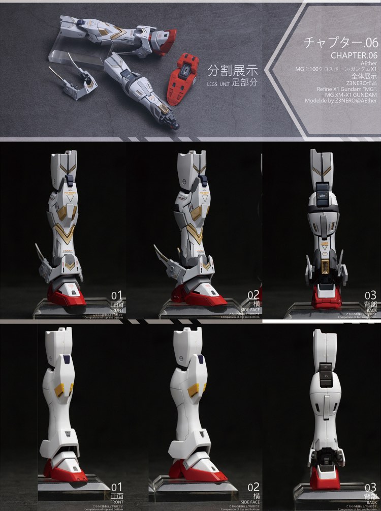 AEther 1:100 Crossbone Gundam X-1 Full Cloth 2.0 Conversion Kit