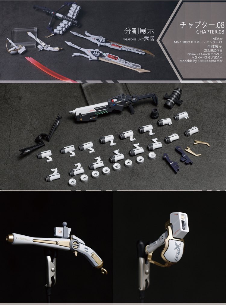 AEther 1:100 Crossbone Gundam X-1 Full Cloth 2.0 Conversion Kit