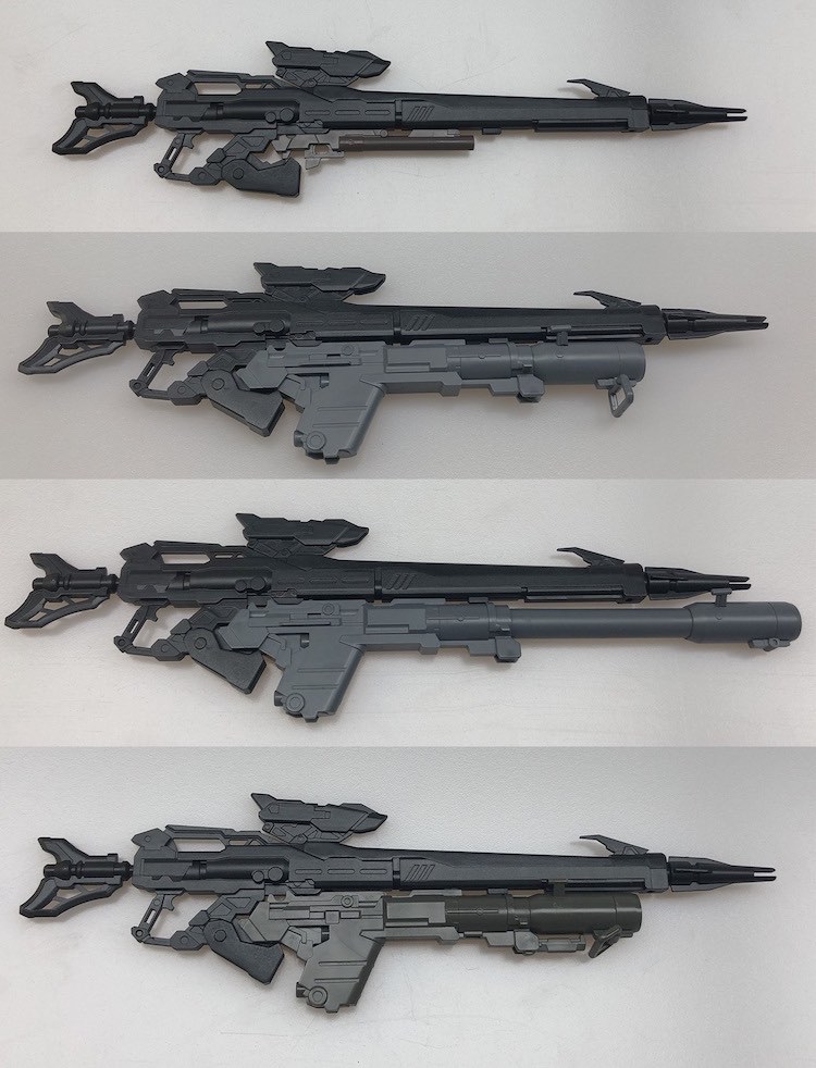 L.X.S 1:144 Universal Long Beam Rifle Plastic Kit