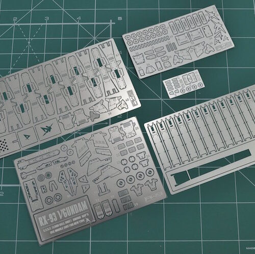AW9 S03 RG 1:144 RX93 v Gundam Photo-Etch Set