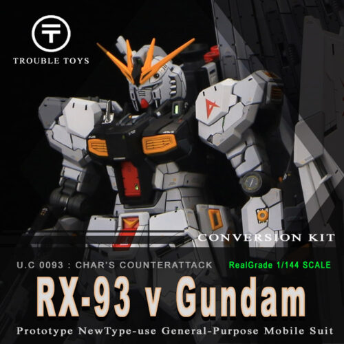 Trouble Toys 1:144 RG Nu Gundam Conversion Kit (Completed Set)