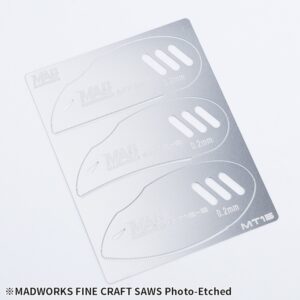 Madworks MT15 Photo-Etch Fine Craft Saws Set 0.2mm