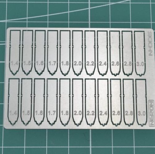 Neron N-006 Photo-Etch Precise Spade Bit Set (Trapezoid)
