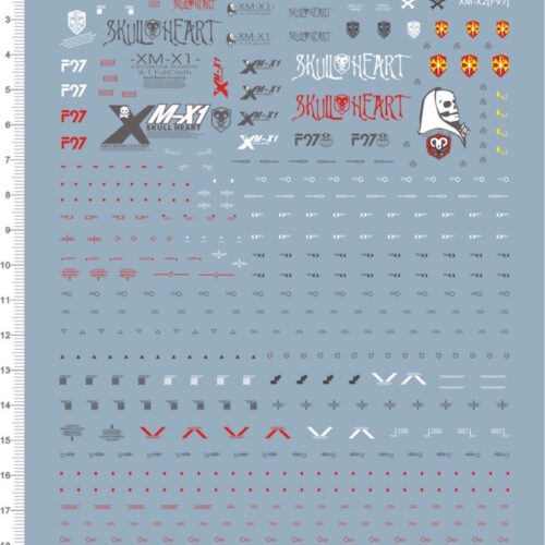 Easy Decals 1:100 Crossbone Gundam X-1 Full Cloth Water-Sliced Decals