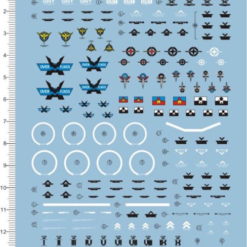 Easy Decals 1:100 GN-X Water-Sliced Decals