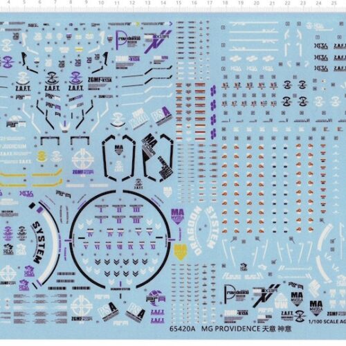Easy Decals 1:100 Providence Gundam Water-Sliced Decals
