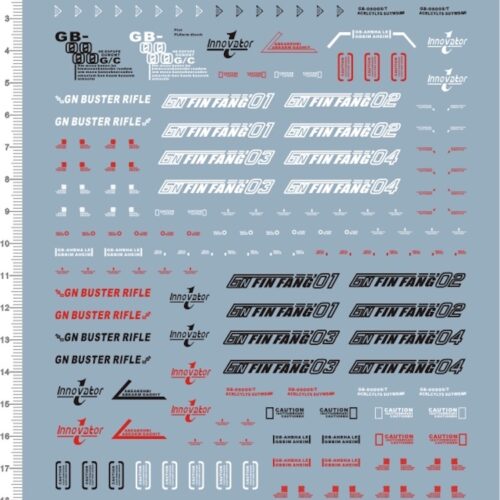 Easy Decals 1:100 Reborns Gundam Water-Sliced Decals