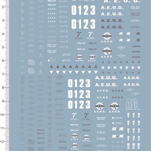 Easy Decals 1:100 Rick-Dias Water-Sliced Decals