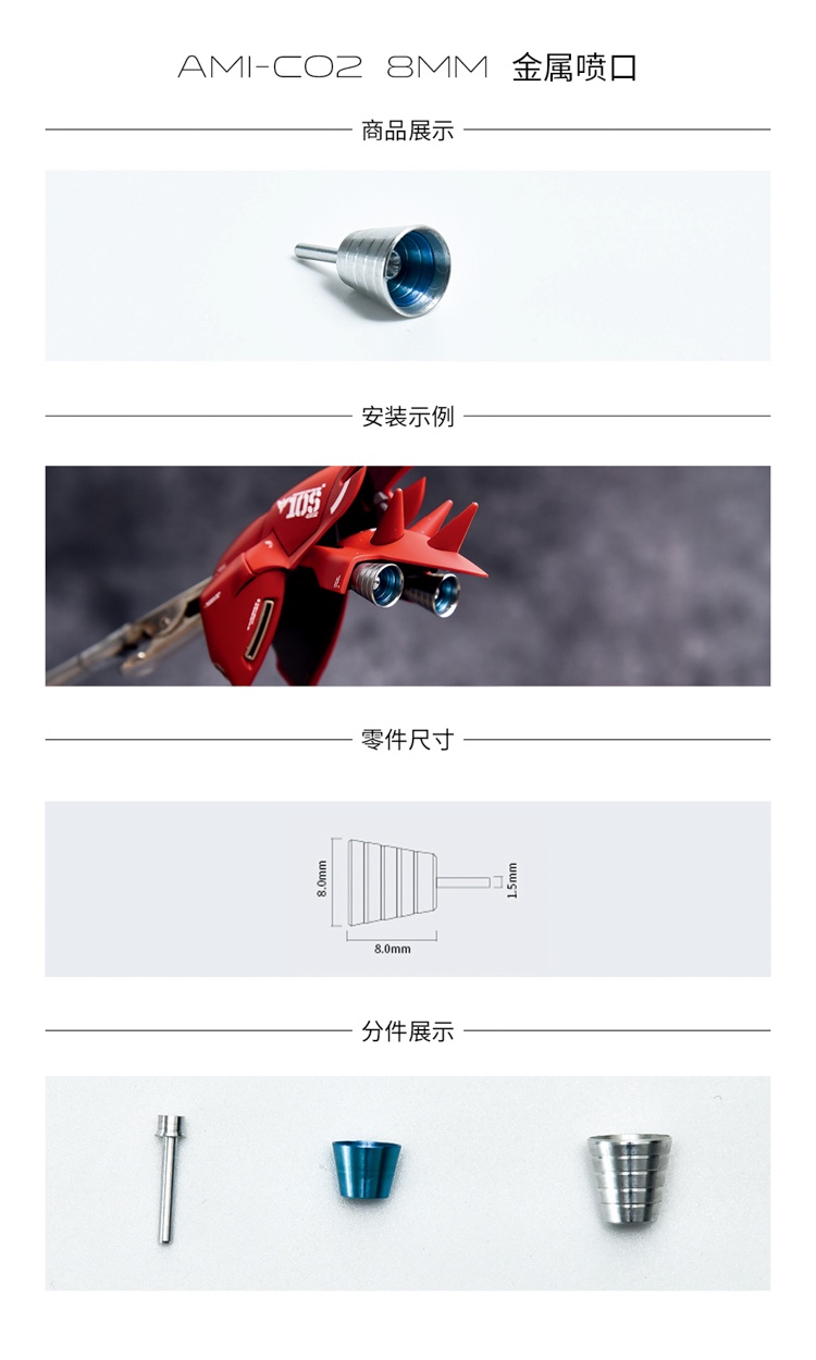 AnchoreT 1:100 Sinanju Stein Metal Parts Set