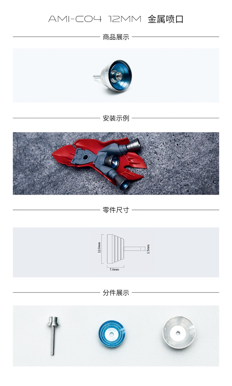 AnchoreT 1:100 Sinanju Stein Metal Parts Set