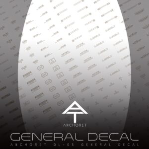 AnchoreT Studio DL-05 General Water-Sliced Decals (Light Grey)