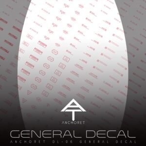 AnchoreT Studio DL-06 General Water-Sliced Decals Limited Edition (Pink)