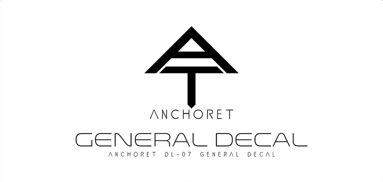 AnchoreT Studio DL-07 General Water-Sliced Decals Limited Edition (Orange)