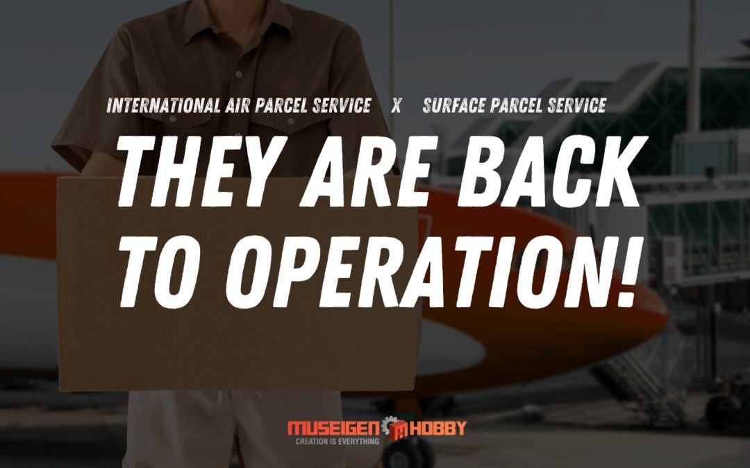 International Air Parcel & Surface Parcel Services Is Back To Operation!