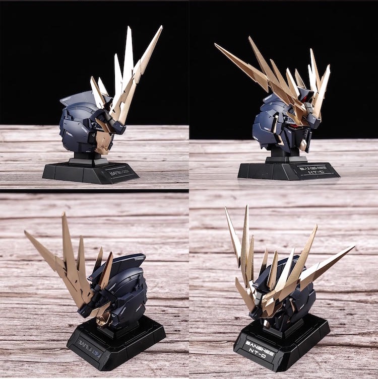 Silveroaks 1:35 Unicorn Gundam 02 Banshee Head Bust Display Full Resin Kit (Deluxe Edition)