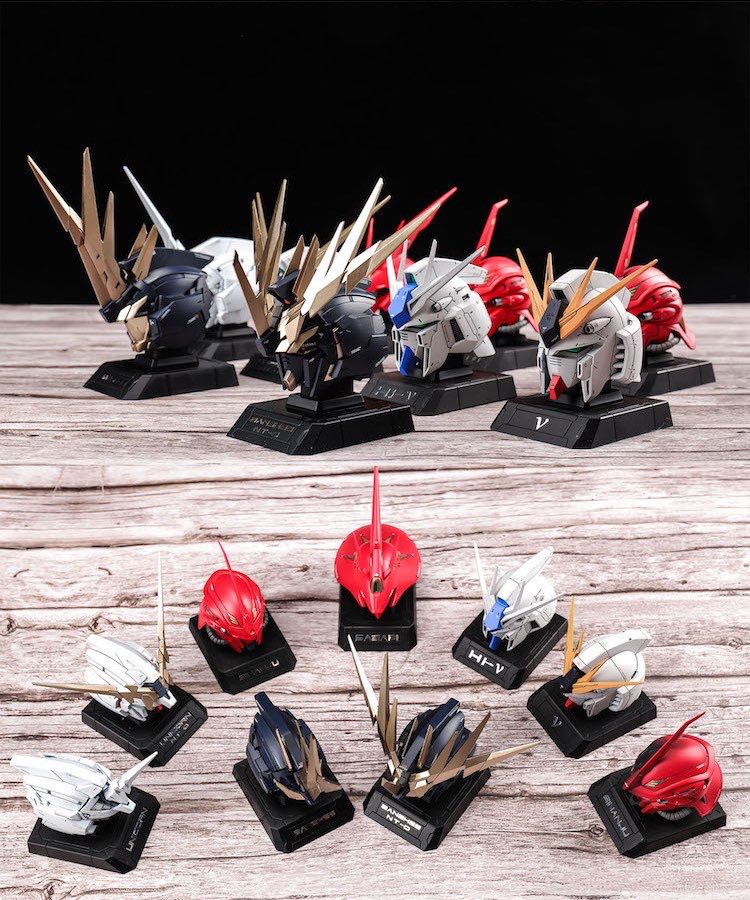 Silveroaks 1:35 Unicorn Gundam 02 Banshee Head Bust Display Full Resin Kit (Deluxe Edition)