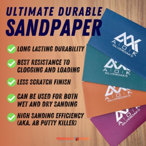 Silveroaks Ultimate Durable Sandpaper Set