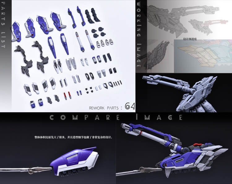 YJL 1:100 RX-93-v2 Hi-v Gundam Conversion Kit