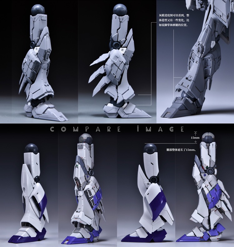 YJL 1:100 RX-93-v2 Hi-v Gundam Conversion Kit