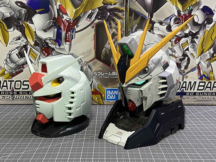 Model Bingo 1:35 RX93 v Gundam Head Sculpture Full Resin Kit