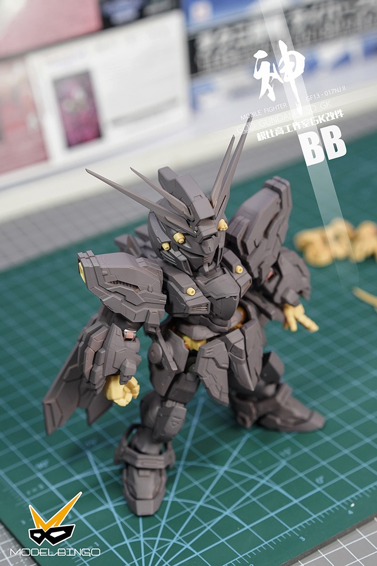 Model Bingo SD God Gundam Full Resin Kit (Limited Edition)