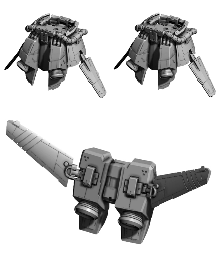 SH Studio 1/60 PG Gouf Flight Type Conversion Kit