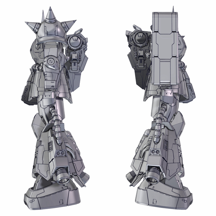 SH Studio PG High Mobility Type Zaku II (Black Tri-Stars) Conversion Kit