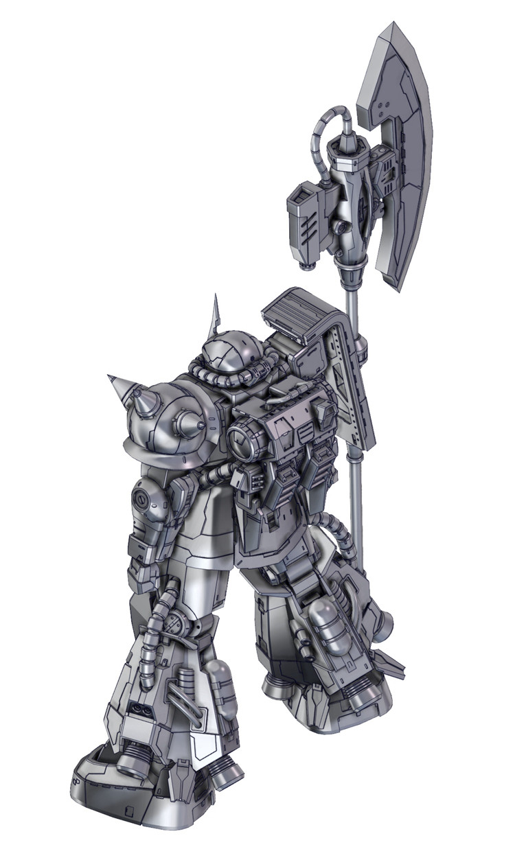 SH Studio PG High Mobility Type Zaku II (Black Tri-Stars) Conversion Kit