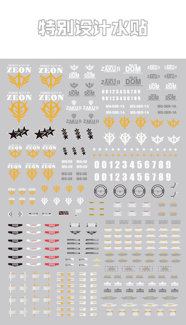 SH Studio PG High Mobility Type Zaku II (Black Tri-Stars) Conversion Kit