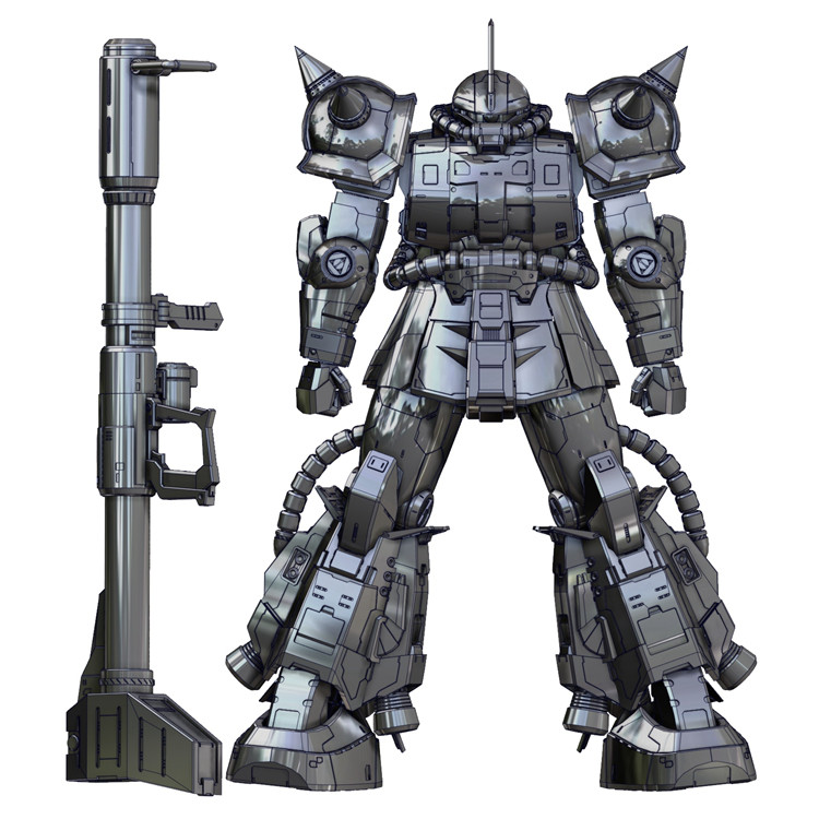 SH Studio 1/60 High Mobility Type Zaku II Shin Matsunaga Conversion Kit