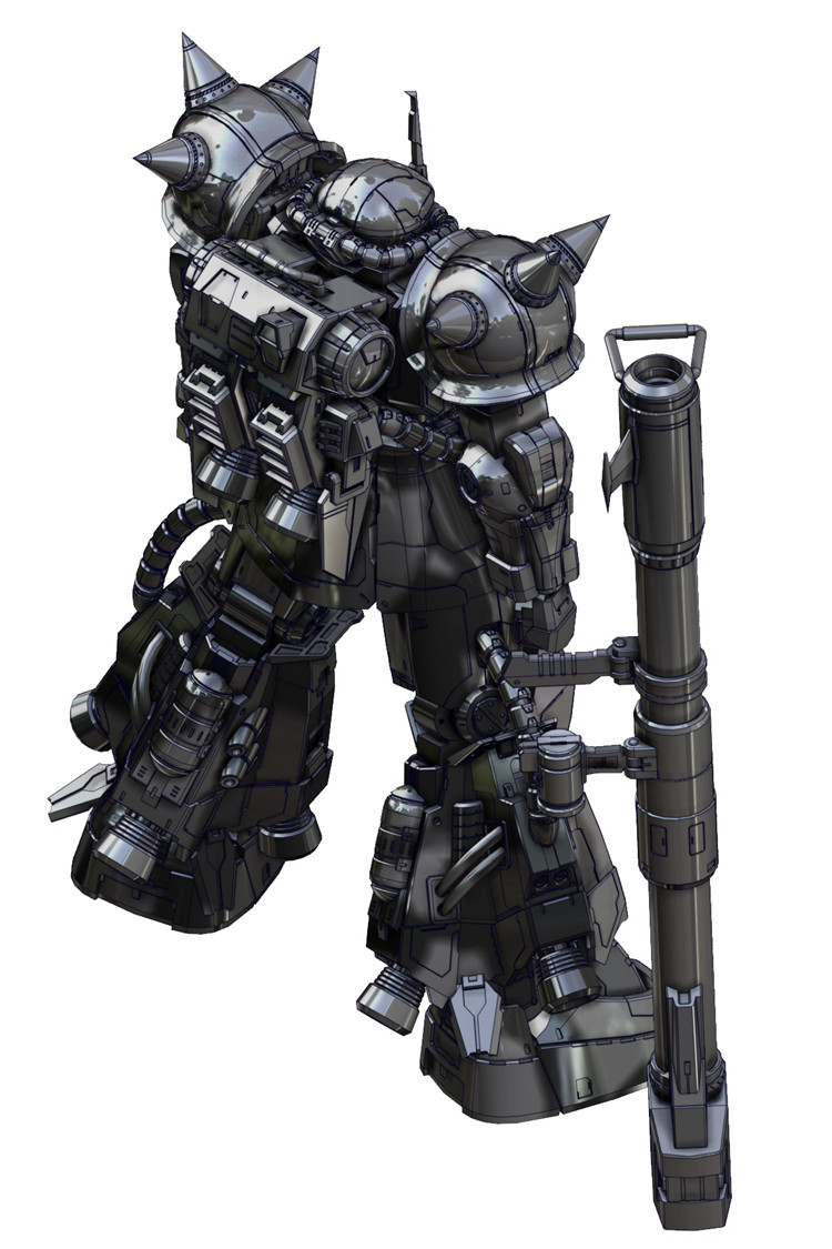 SH Studio PG High Mobility Type Zaku II Shin Matsunaga Conversion Kit