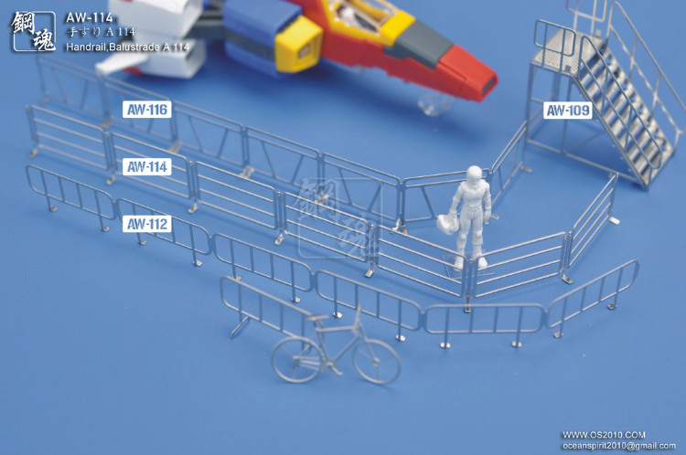 Steel Spirit AW-114 Balustrade Type A Diorama Photo-Etch Part