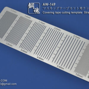 Steel Spirit AW-149 Masking Tape Cutting Template Straight Line Type