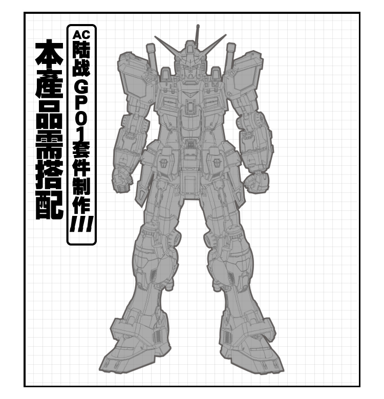 AC Studio 1-90 RX-78GP01FA Gundam Zephyranthes Full Armor Conversion Kit