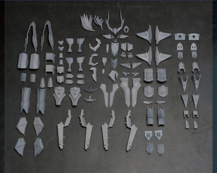 AEther MG Gundam Barbatos ver.Dynasty Warrior Conversion Kit