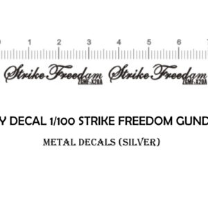 Easy Decals MG Strike Freedom Gundam Metal Decals (Silver)