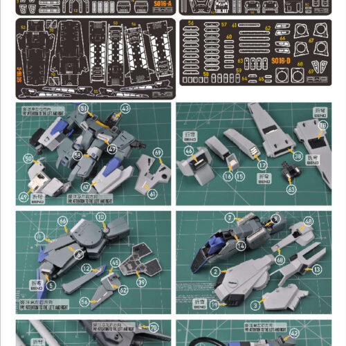 AW9 S-16 MG Fazz Ver.Ka Details Upgrade Photo Etch Set