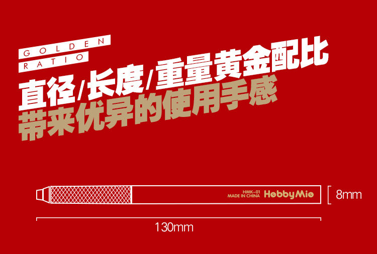 HobbyMio HMK-01 Hobby Knife with Spare Blade 30pcs