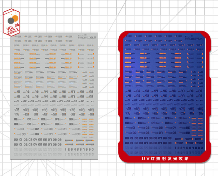 HobbyMio High Quality Model Water-Sliced Decal VOL 4