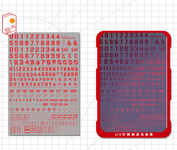 HobbyMio High Quality Model Water-Sliced Decal VOL 5