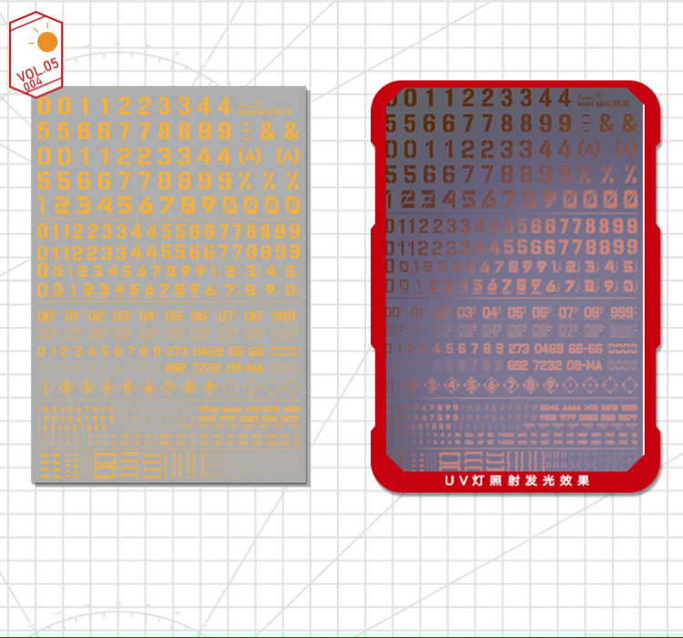 HobbyMio High Quality Model Water-Sliced Decal VOL 5