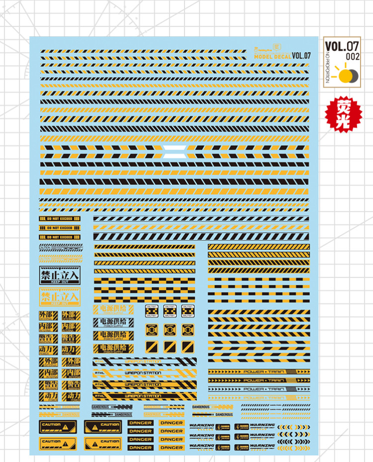 HobbyMio High Quality Model Water-Sliced Decal VOL 7