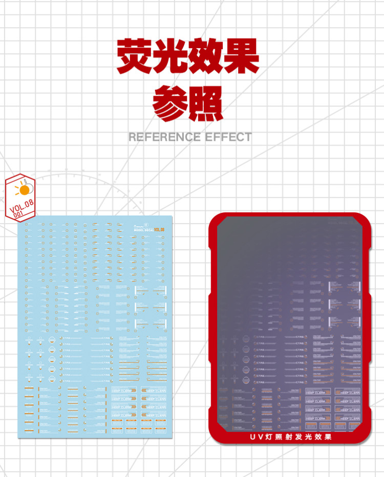 HobbyMio High Quality Model Water-Sliced Decal VOL 8