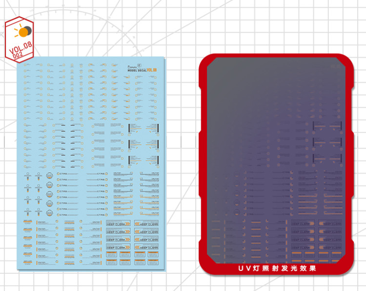 HobbyMio High Quality Model Water-Sliced Decal VOL 8