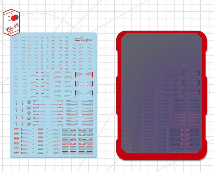 HobbyMio High Quality Model Water-Sliced Decal VOL 8