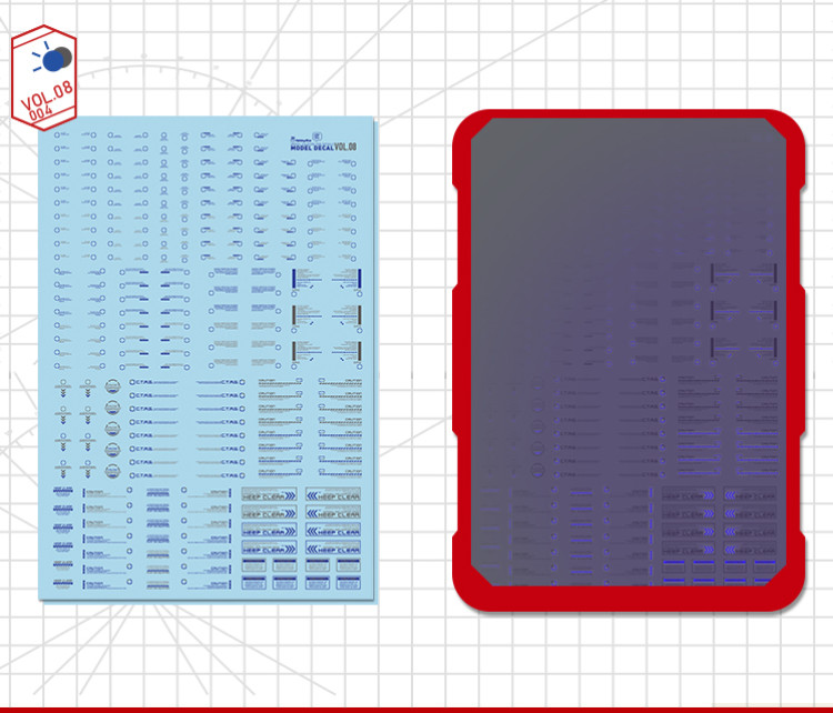 HobbyMio High Quality Model Water-Sliced Decal VOL 8