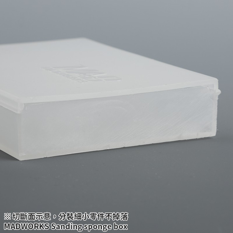 Madworks SSB-02 Sanding Sponge Storage Box (White)